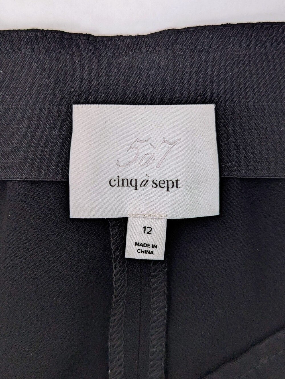 Cinq à Sept Brianne Slim Fit Black Trouser Pant - Picture 8 of 14